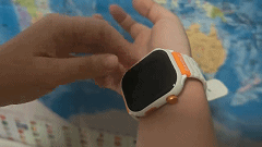 hug宝护光X8青少年电话手表之体验不朽情缘网站可换电操作续航不断Bae(图13)